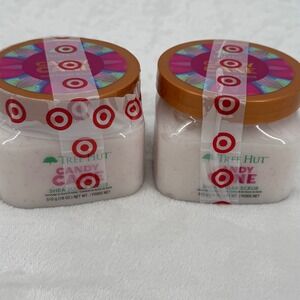 Tree Hut Candy Cane Shea Sugar Scrub 18oz Set of 2 New Sealed Limited edition